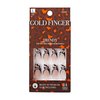 Gold Finger Full Cover False Nails Kit with Glue, Trendy Design, Ready to Wear Gel, Medium, Long, Extra Long Length Nails (Be Yourself)