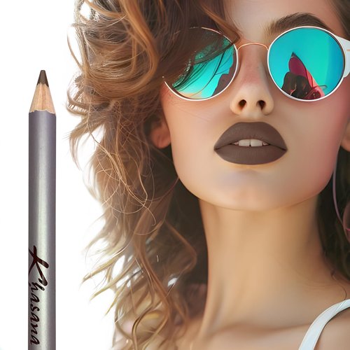 Khasana Lip Liner Pencil, Smooth Creamy Application, Long-Lasting, Nourishing & Moisturizing Formula. Transfer-Proof, #5 Expresso
