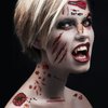 XIYOKA 30 Sheets 220+ PCS Halloween Fake Scars Tattoos Temporary Zombie Makeup Kit, Realistic Halloween Face Stitch Scar Makeup Tattoos Stickers Masquerade Prank Makeup Props