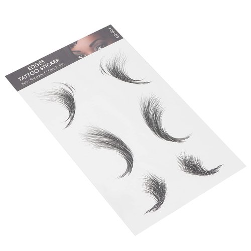 Dioche Baby Hair Tattoo Sticker, Temporary Bangs Tattoo Sticker, Fake Hair Edge Hairline Tattoo Stickers Waterproof Lasting Makeup Tool for Women Girls(ED-04)