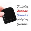 Custom Rectangular Signature Stamp- Personalized Custom Name Stamp 4 Exterior Colors and 9 Font Choices and 3 Ink Colors, Black, White, Pink, Blue