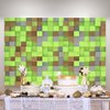 Ticuenicoa 5×3ft Game Birthday Decorations Pixel Miner Theme Party Supplies Include Banners,Boys Birthday Party Decorations Background