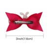 Dzrige 3 Inch Easter Bunny Hair Bows Clips,Chic Lovely Bunny Hair Barrettes Hair Accessories for Women Girls