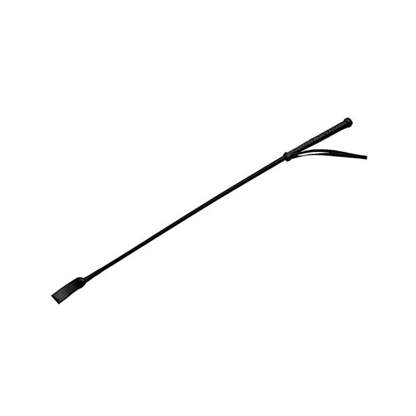Black Riding Crop Horse Whip With Leather Slapper Nice Quality