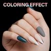 AILLSA Medium Almond Nail Tips Acrylic Clear Half Cover Nail Tips False Gel Nail Tips Fake Matte Nails Extension Press on Nails for Nail Manicure Nail Salon 240PCS 12 Sizes