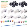 JOYIN Kids Craft Kit Build & Paint Your Own Monster Car Art & Craft Kit DIY Toy Set Make Your Own Monster Friction Powered Truck, Presents for Kids