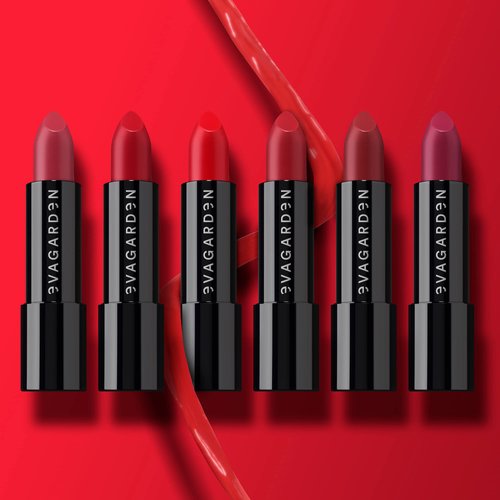 EVAGARDEN Classy Lipstick - Formulated with Natural Oils - Envelopes Your Skin with Satin Effect - Light, Pigmented Blend Gives Full Coverage and Chic Finish Instantly - 615 Red Bud - 0.1 oz