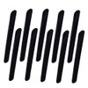AKOAK 10 Pcs 10.8cm Mask Stick Makeup Spatula DIY Plastic Mask Stirring Spatula Makeup Tool (Black)