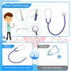 Kizzyland Doctor Costume for Kids, Doctor Lab Coat with Working Stethoscope - Dress Up Costume for Toddlers Kids Size 3T