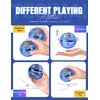 BEAUTE ELITE Galaxy Ball 2024 Upgraded, 2Pack Hand-Controlled Flying Orb Ball Toy, Boomerang Ball Fly Fidget Spinner for Kids, Cosmic Globe 360°Rotating Spinning Hover Ball Indoor Outdoor Spinner Blue
