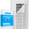 Air Jade Tower Fan Air Filter Screen, Reusable & Washable Micro Mesh Filter for Tower Fans, Easy Cut to Fit, Cover 3 Tower Fans Up to 42", Filter Air Dust, Easy Air Flow, White