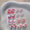 Cute Cat Nail Charms Cartoon Nail Art Charms 3D Kawaii Cat Design Nail Rhinestones Cute Nail Charms for Acrylic Nails Cartoon Flatback Charms Nail Jewelry for DIY Craft Phone Case Decoration