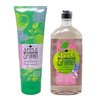 Generic Bath and Body Work Apple Blossom & Lavender Body Cream and Shower Gel Bundle - Full Size, Green