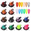 Major Dijit 12 Color Jelly Gel Nail Polish Set Blue Red Purple Rainbow Neon Yellow Green Orange Summer Crystal Glass Gel Polish Translucent Soak Off UV 8ML Nail Gel