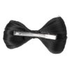 Pokinge 2pcs Black Bowknot Wig Clips, Natural Fake Hair Extensions Ponytails Hair Bows, Party Hair Styling Tools Hair Clips Accessories for Girl Women