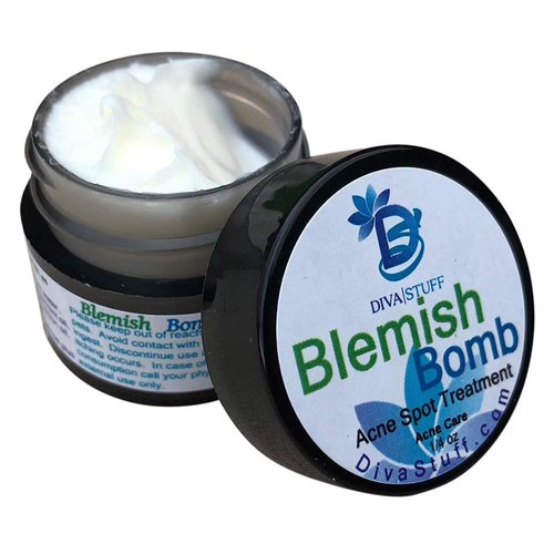 Diva Stuff Best Blemish Bomb Spot Treatment, Anti-acne spot treatment cream for Men and Women, 1/4 oz (Made in the USA)