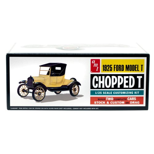 AMT Unknown 1925 Ford T Chopped 1:25 Scale Model Kit, Neutral (AMT1167)