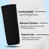 NatraCure Cold Therapy Compression Sleeve for Injuries & Pain Relief - Reusable Ice Sleeve for Arm, Forearm, Elbow, Wrist - Ice Sleeve Pack Wrap for Leg, Shin, Calf, Ankle, Foot - SM