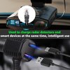 Radar Detector Power Cord with USB and USB-C Fast Charging Dual Port Car Cord Compatible with Escort MAX 360, MAX 360c, IX, IXc, 9500 IX, MAX II, MAX 3,MAXcam 360c, MAX 360 MKII, Redline 360c etc