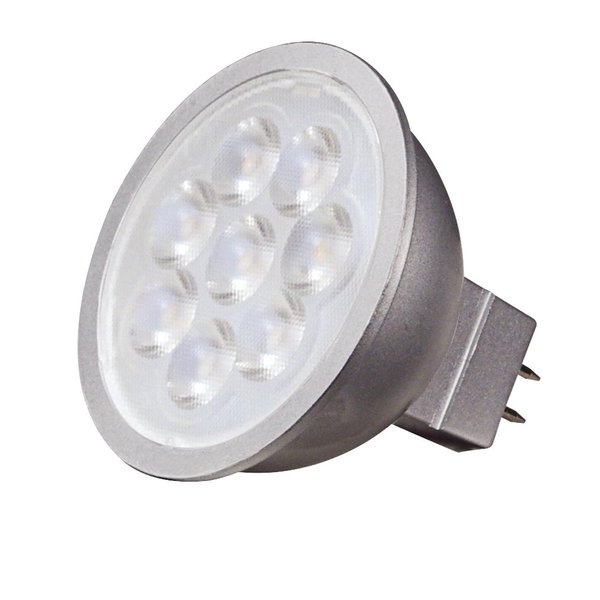 Satco S9496 6.5W LED MR16 LED 3000K 40' Beam Spread GU5.3 Base 12V Light Bulb