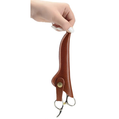 PERFEHAIR Stylist Scissors Pouch Holder Holster, Leather Barber Hair Shears Bag (Pack of 2)