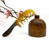 Natural Buffalo Horn Comb, Hair Comb, Anti-Static Handmade Pocket Horn Comb, Beard Comb, Horn Fine Tooth Comb, Gift For Men Women Mom Dad Wife Daughter, Mothers Day, Birthday (Style C)