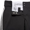 Champro Women's Standard Tournament Low Rise Softball Pants with Side, Black, White Pipe, Medium