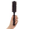 Boar Bristle Round Styling Hair Brush - 1.75 Inch Diameter - Blow Dryer & Curling Roll Boar + Nylon Hairbrush with Natural Wooden Handle for Women and Men - Blow Drying to Style, Curl, and Dry Hair