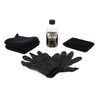 The Rag Company - Solution Finish Full Installation Kit - Enriche, Condition, Protect; Black Plastic Trim Restorer (12oz) + 2 Microfiber Towels + Applicator Sponge + Gloves
