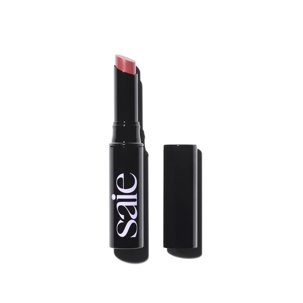 Saie Lip Blur Soft Matte Lipstick - Long Lasting Lipstick with Hydrating, Buildable Coverage - Enriched with Hyaluronic Acid + Softening Jojoba to Nourish Lips - Modern (0.07 oz)