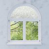 PROTINT WINDOWS Precut Pattern Texture Arched Window Film Shade, Self Adhesive Static Cling, 27 inches Diameter