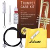 Libretto Trumpet (Cornet) ALL-INCLUSIVE Care Kit w/Instructions: Valve Oil+Slide Grease+Cleaning Cloth+Mouthpiece/Valve/Bore Brushes, Giftable Handy Case, Time to Clean & Extend Life of your Trumpet!