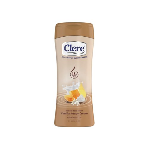 CLERE Body Lotion - Vanilla Honey Cream - 400mL