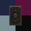 Amerelle 65DDB Filigree Wallplate, 1 Duplex Outlet, Cast Metal, Aged Bronze, 1-Pack