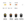 FAYALA Pill Disperser Waterproof 3 Days Pill Holder Travel Pill Container Portable Medicine Keychain Daily Airtight Pill Organizer（Black） (3 compartments)