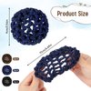 8 Pieces Ballet Hair Bun Cover for Girls,Hair Nets for Buns Invisible Knit Hairnet Elastic Bun Nets Elastic Edge Hair Mesh Dance Hair Cover Skating Snoods Hair Bun Holder for Ballet Dance (3 Styles)