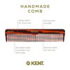 Kent 16T Fine Tooth and Wide Tooth Comb - Beard Comb, Hair Comb for Men and Women, Mustache Comb, and Detangling Comb