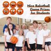 Arrowbash 36 Pcs Mini Face Basketball Stress Balls Bulk Small Basketballs Stress and Anxiety Relief Toy Foam Sports Squeeze Balls for School Carnival Reward Sports Basketball Theme Party Favors Gifts
