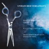 Marhaba AS Hair Cutting Scissors, Professional Barber Scissors, 2 Pcs Hair Cut Scissors set for Men and Women, Stainless Steel Hair Shears for Home and Salon Use, Scissors for Hair with Leather Case…