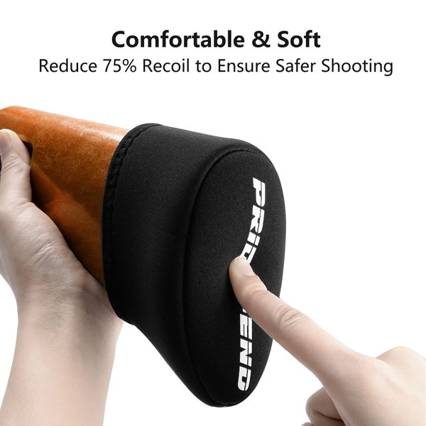 Pridefend Universal Recoil Pad for Shotgun with Gel Filled,Slip-On Recoil Pad,Recoil Pad for Shotgun and Rifle,Hunting & Gun Accessories