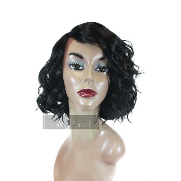 ISIS BROWN SUGAR Human Blended Lace Front Wig - BS206 (#1B - Off Black)