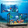 Vocrev Fish Tank Building Block Set for Adults and Kids Lighting Aquarium Building Block Toys for Boys Girls Age 8-14 Including Ocean Jellyfish, Fish, Corals, Crab 725pcs