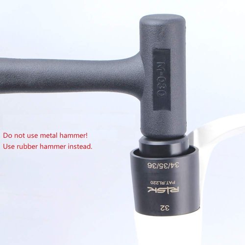 Dust Seal Wiper Installation Driver Tool Kit for Suspension Fork Lower Leg, fits 32mm 34mm 35mm 36mm