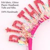 BIRTHDAY QUEEN Birthday Headbands for Women Happy Birthday Tiaras for Girls Birthday Crowns Party Decorations Accessories