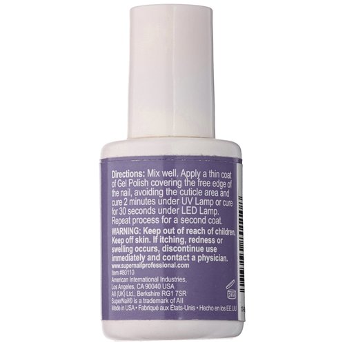 Supernail Gel Polish for Nails, Lilac Frost Shimmer, 0.5 Fluid Ounce