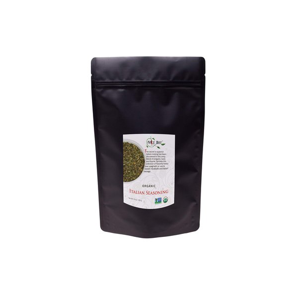 Organic Italian Seasoning Mix, No Salt, Savory Herb & Spice Blend for Authentic Italian Flavor, Zesty Mediterranean Herbs for Cooking Pasta, Pizza, Meatballs, Spaghetti, Sauce / All-Natural, Kosher, Vegan, Gluten Free, Keto -No MSG- 10oz Bulk