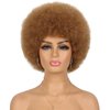 G&T Wig Afro Puff Wigs for Black Women 70s Wigs Natural Looking Fluffy and Bouncy Afro Curly Wigs for Daily Party Use (30#)