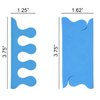 PrettyClaw Toe Separators Pedicure Toe Spacers Toenail Divider Soft Foam Toe Separators for Nail Polish - 4 Colors 24 pieces (12 pairs) (Pink, Purple, Green, Blue)