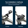 Out-Front Bike Stem Phone Mount, Quick-Release Bike Phone Mount for Mountain Bike Road Bike Scooter, Upgraded Aluminum Bicycle Phone Holder with Adhesive Adapter for 4.7-7.0" Smartphones and iPhone