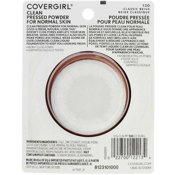Clean Press Powder Class Beige